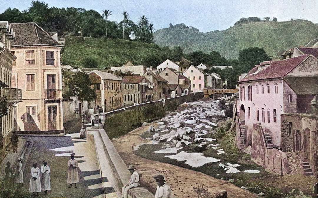 historical photo of Saint-Pierre, Martinique