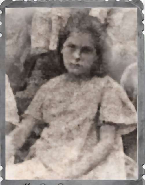 old photo of little Germaine